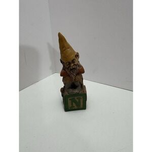Tom Clark "N" Letter Alphabet Block Gnome - 1993 Cairn Studios 5238 #24